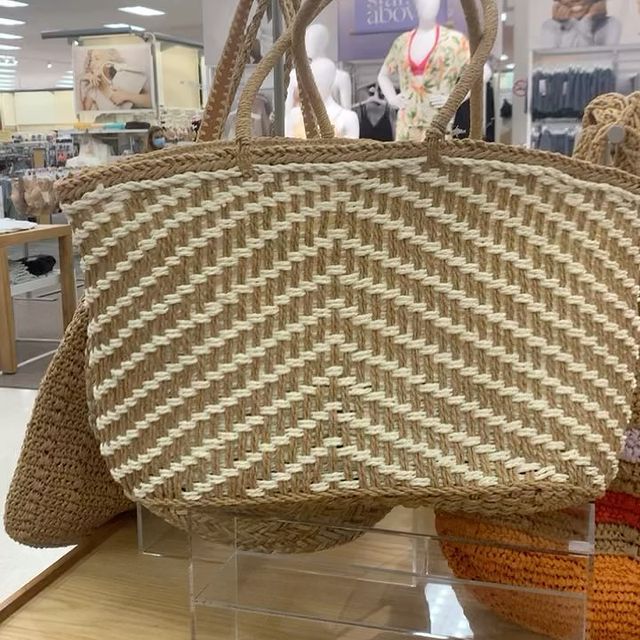 Straw Tote Handbag - A New Day™