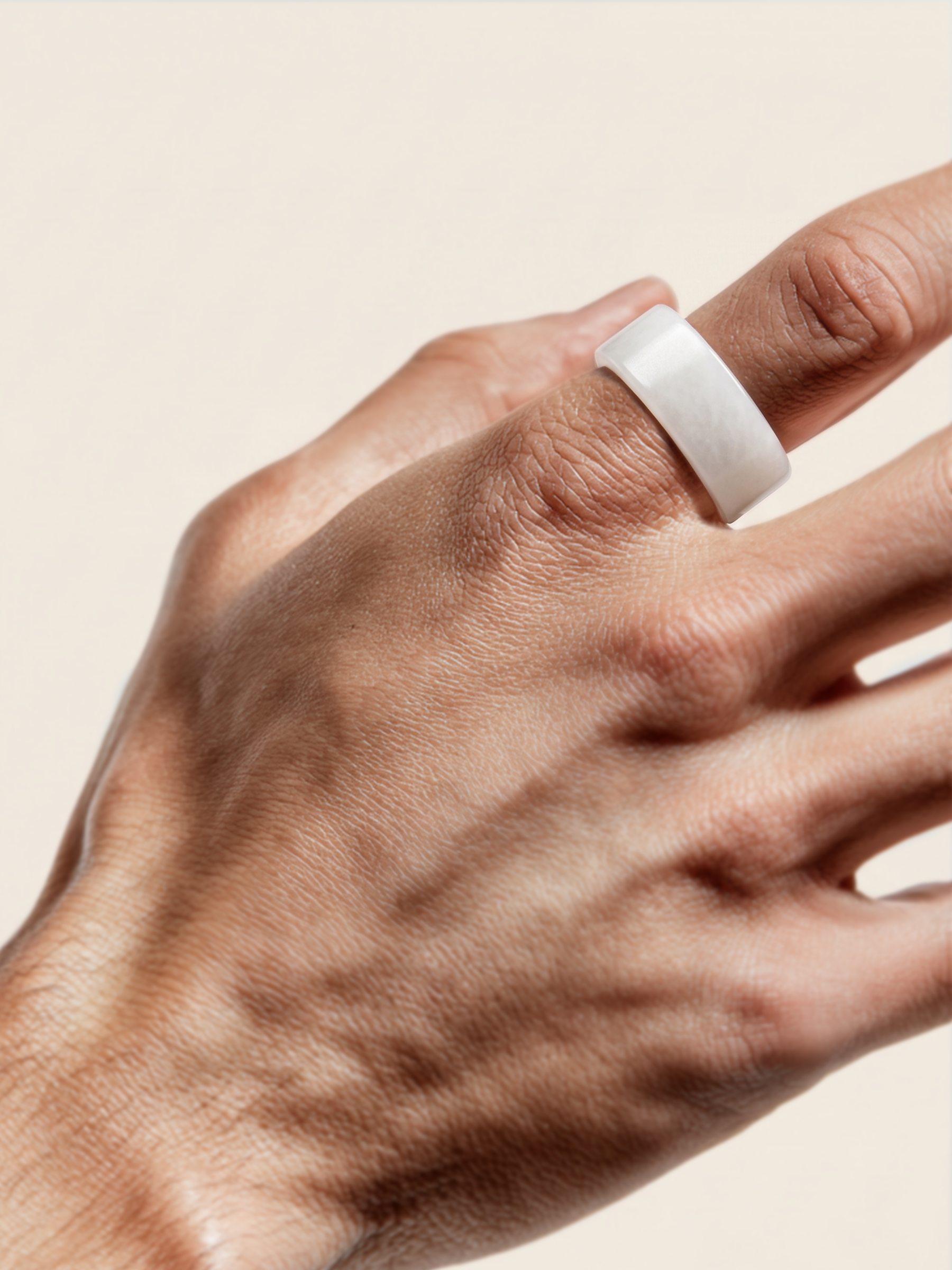 White Jade Ring