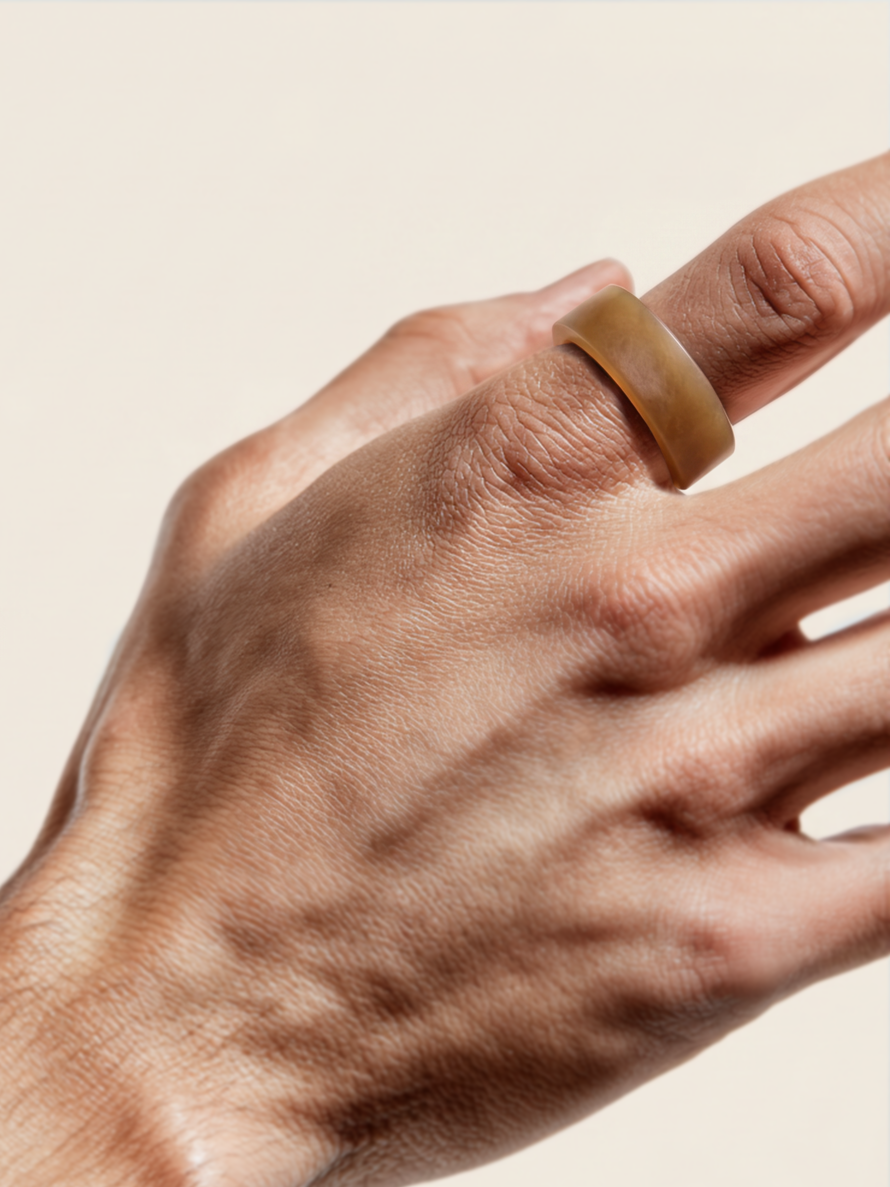 Honey Jade Ring
