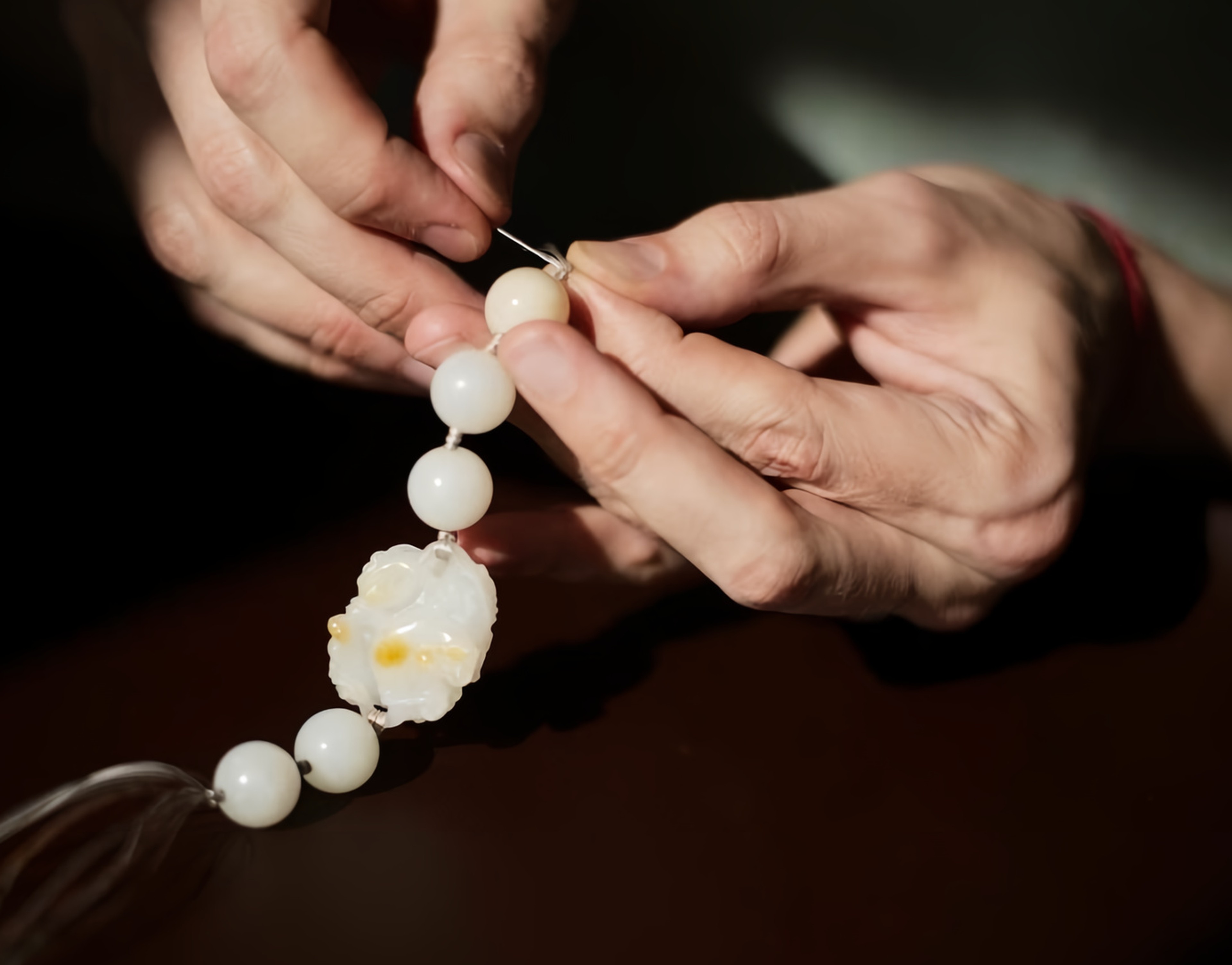 Natural jade texture