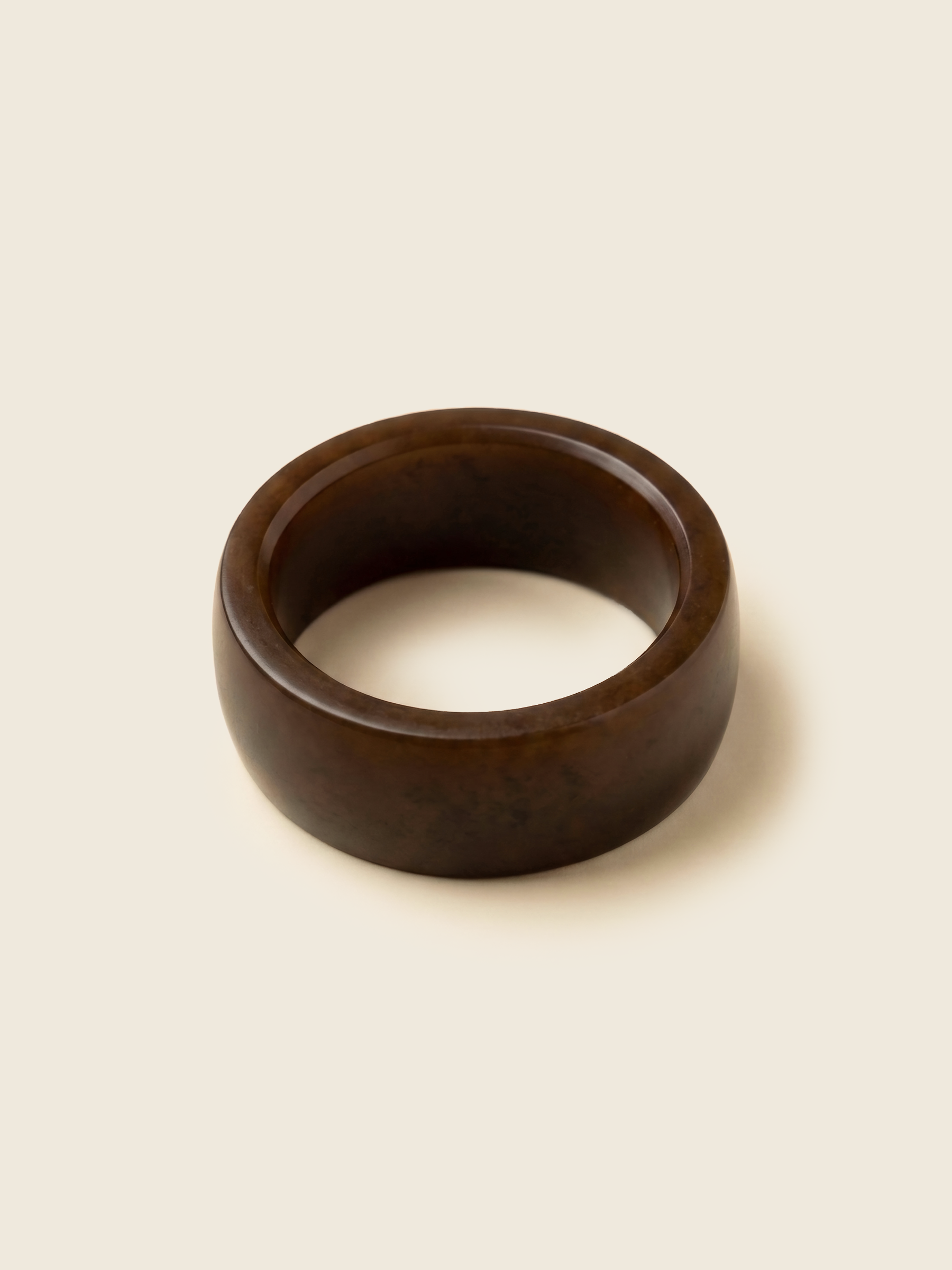 Tobacco Jade Ring