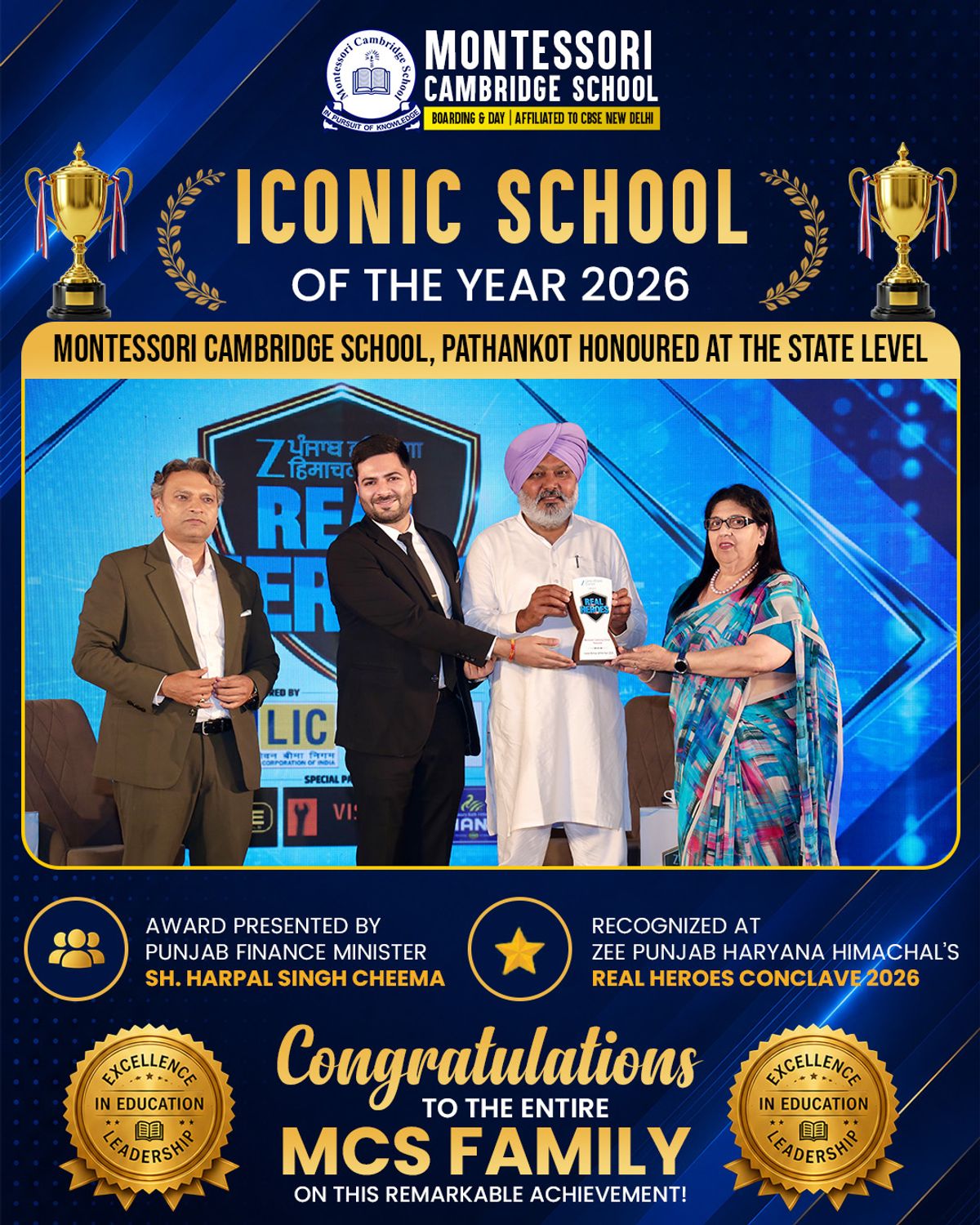 “ICONIC SCHOOL OF THE YEAR 2026”
