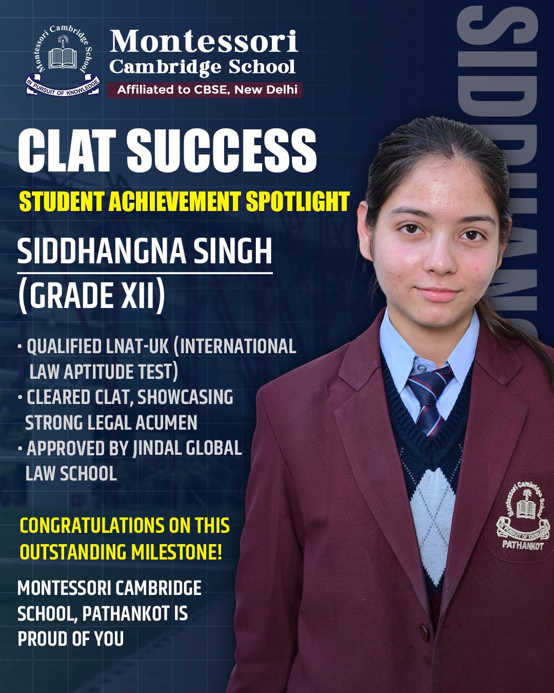 Student Achievement Spotlight highlight 1