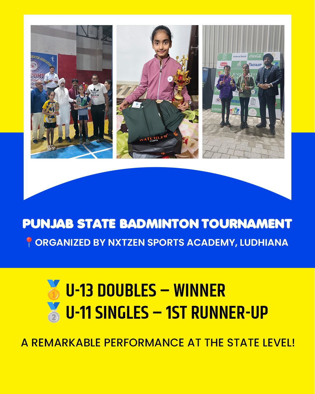 Young Badminton Champion Eshita Lalotra Brings Glory to MCS Pathankot highlight 1