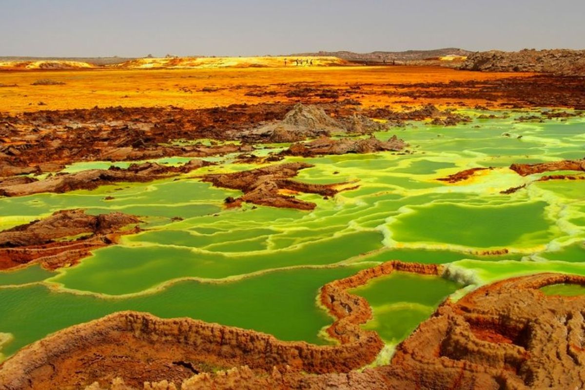 🌋 Danakil Depression – The Otherworldly Landscape