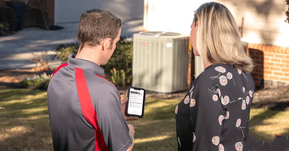 SS&B Heating & Cooling at customers home in Springfield Missouri