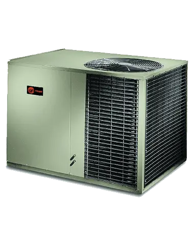 Trane XR13.4h Over/Under Heat Pump: Compact, efficient climate control. By SS&B Heating & Cooling, Springfield, MO.