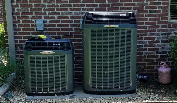 Trane air conditioners install SS&B Heating & Cooling.