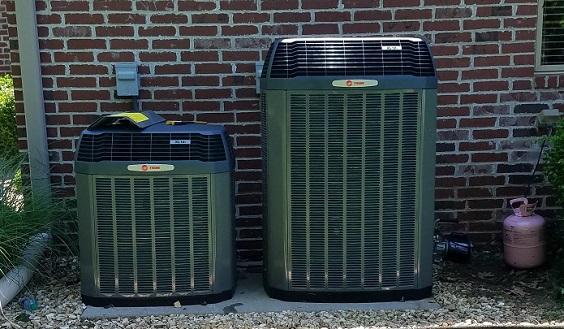 Trane air conditioners install SS&B Heating & Cooling.