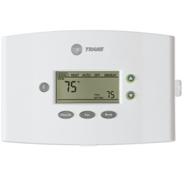 Trane XR402 Thermostat, showcased by SS&B Heating & Cooling in Springfield, MO, epitomizing durable design and precise climate control.
