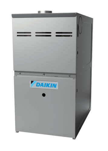 Daikin DM80VC Gas Furnace installed by SS&B Heating & Cooling, showcasing its advanced design for reliable and efficient home heating.