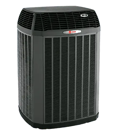 Trane XL15 heat pump unit in Springfield, MO, engineered for year-round temperature regulation and comfort.