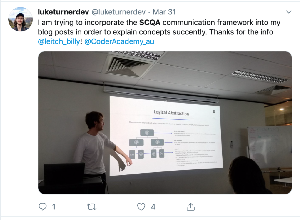The SCQA Framework in Action