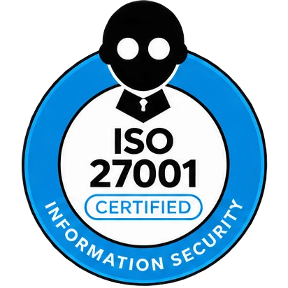 ISO 27001 information security certified