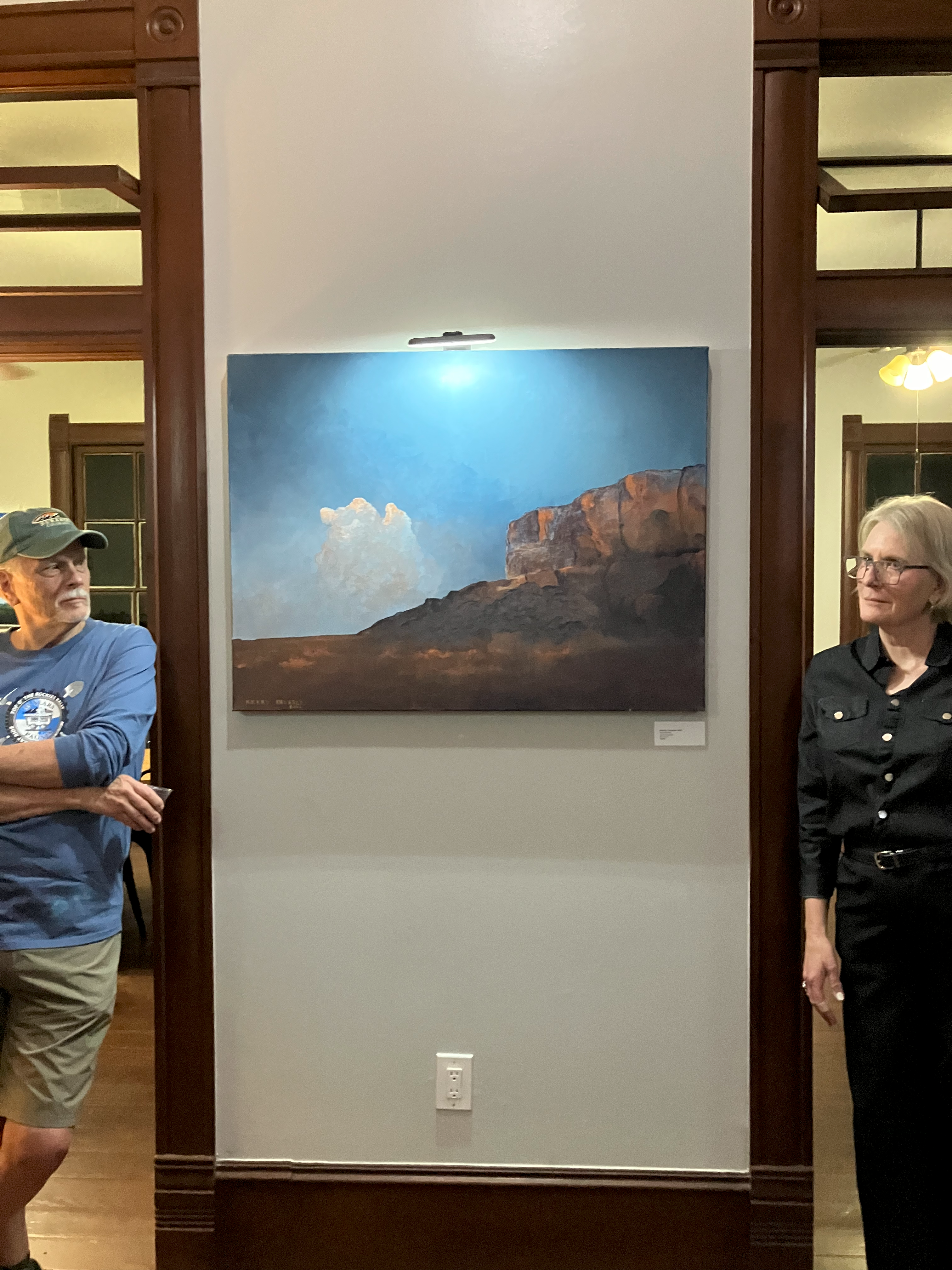 Kerry Beverly, Texas Painter, Landscape painting, Bergstrom Farmhouse, Village Farm