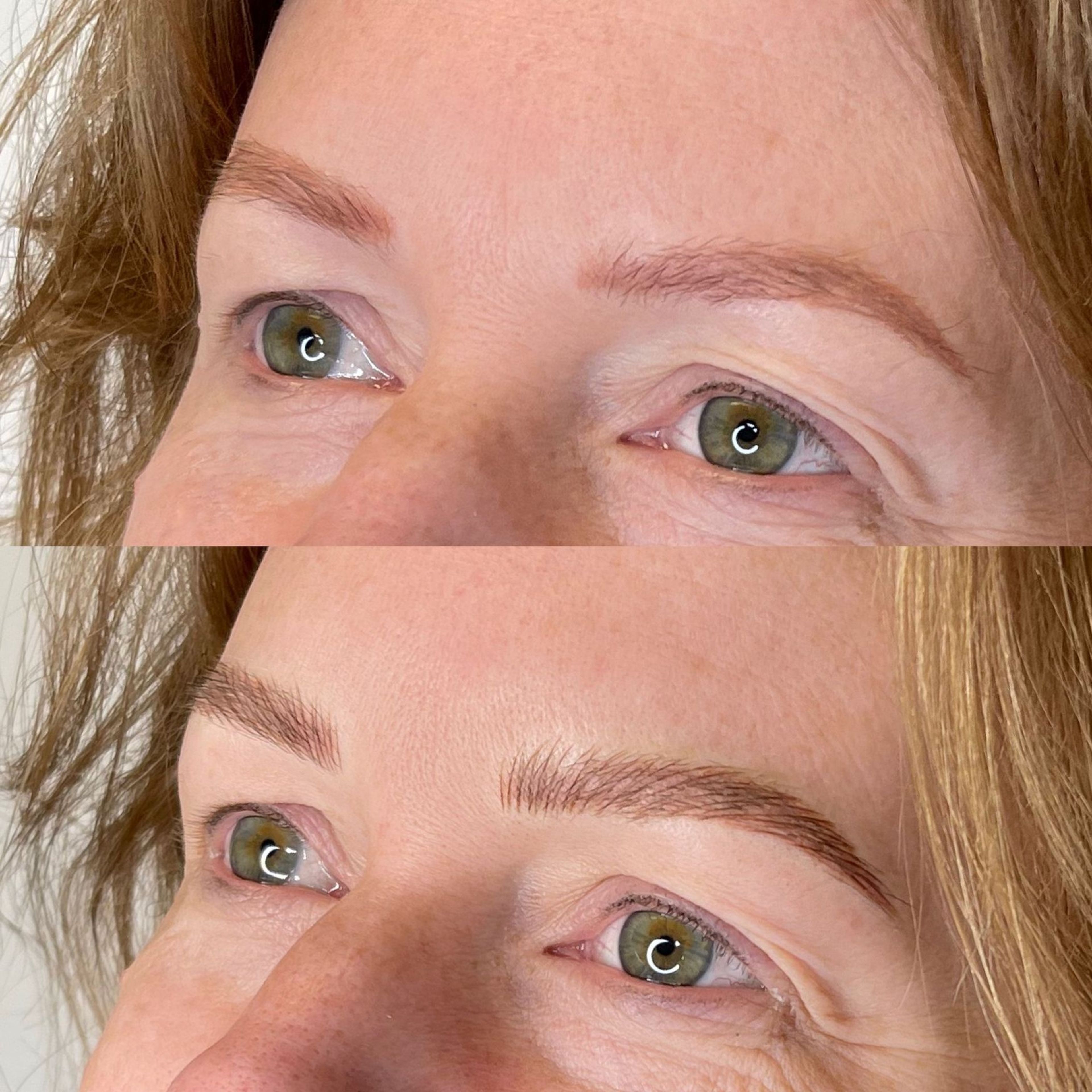 Before and After Microblading
