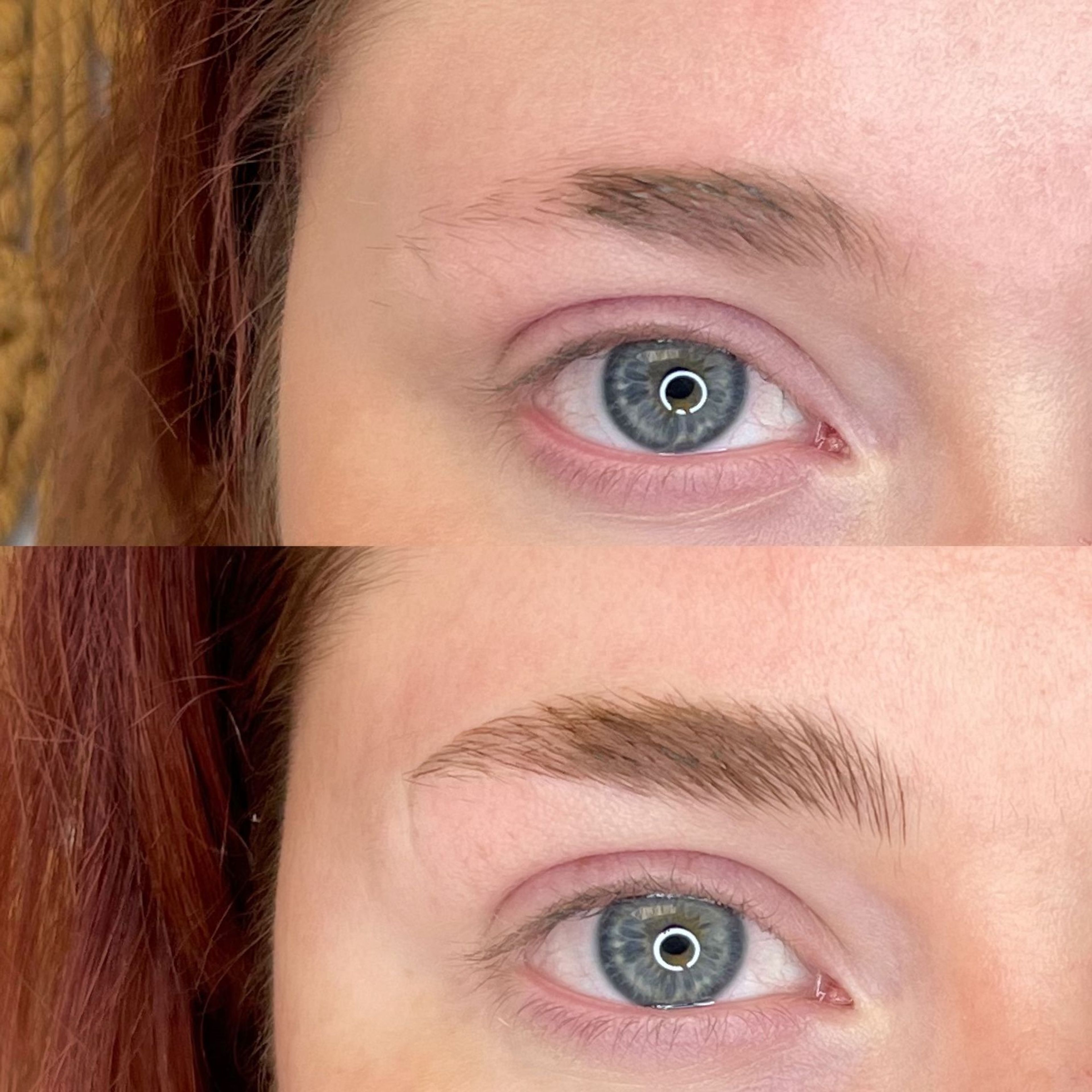 Before and After Microblading