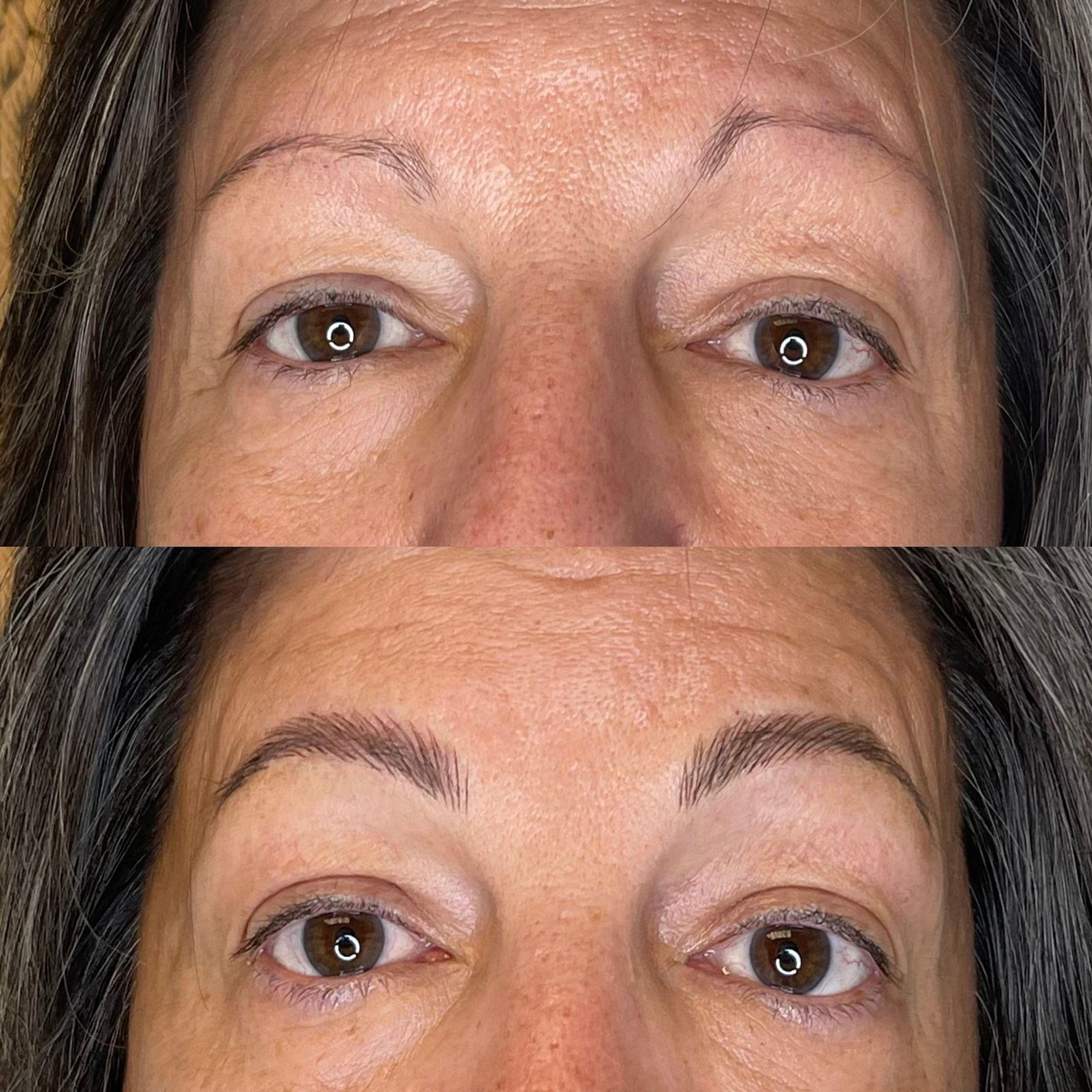 Before and After Microblading