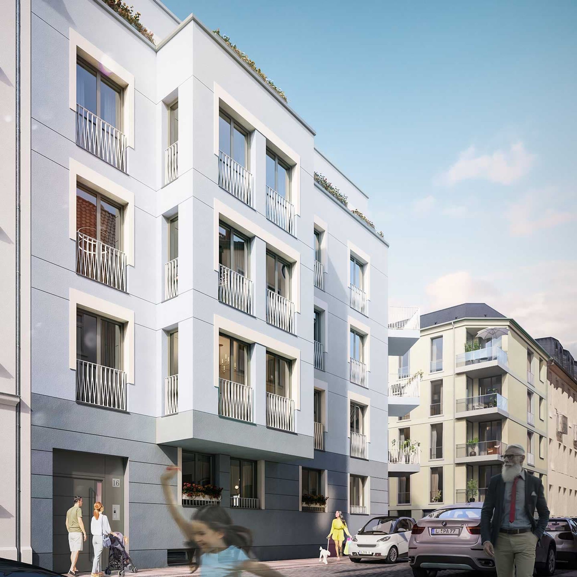 KLM Frommanstraße Seitenansicht