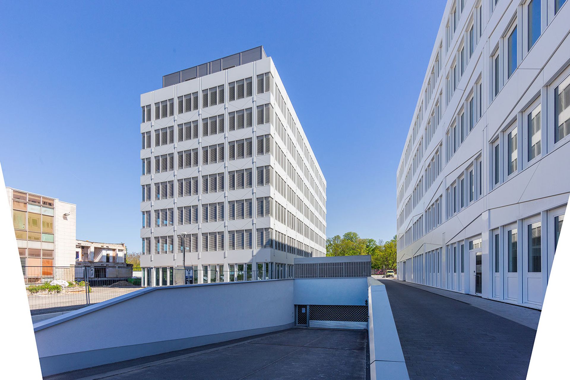 BioSquare Alte Messe, Leipzig – Zufahrt Tiefgarage