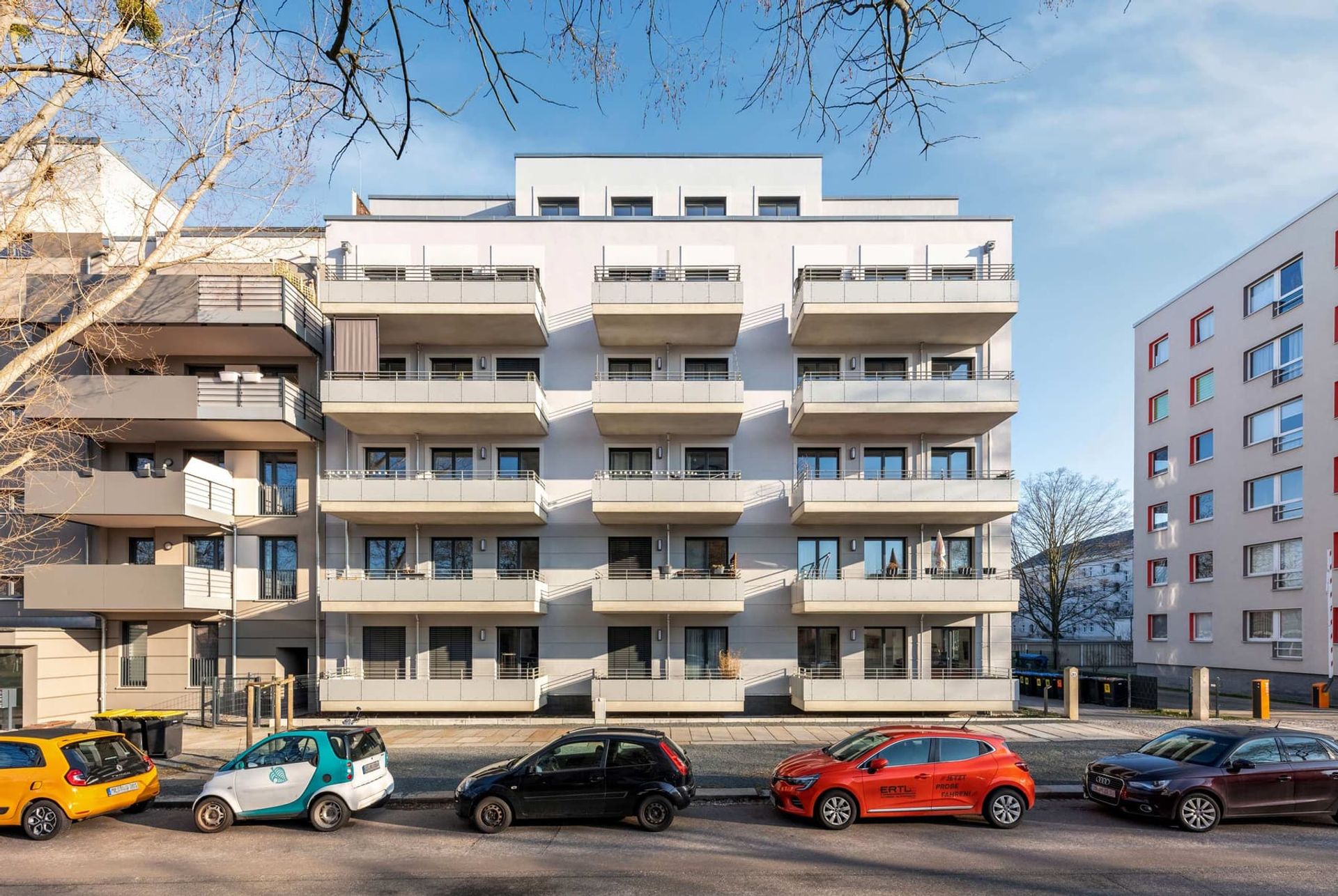 Wohnhaus Dresden Straßenfassade