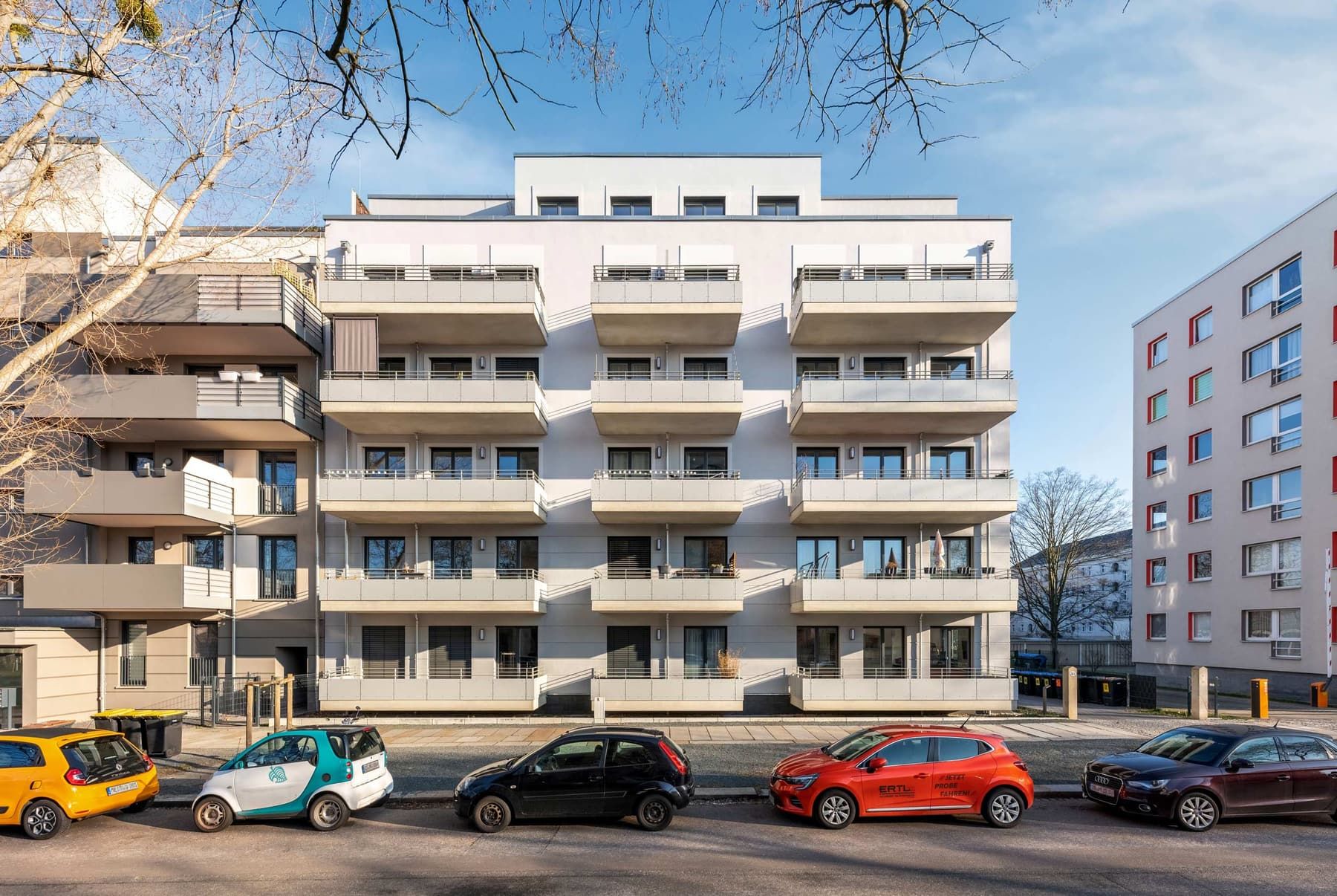 Wohnhaus Dresden Straßenfassade