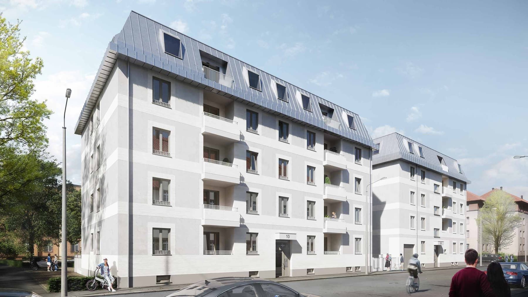 Zwei Wohngebäude in Plagwitz, Leipzig – Bild 1