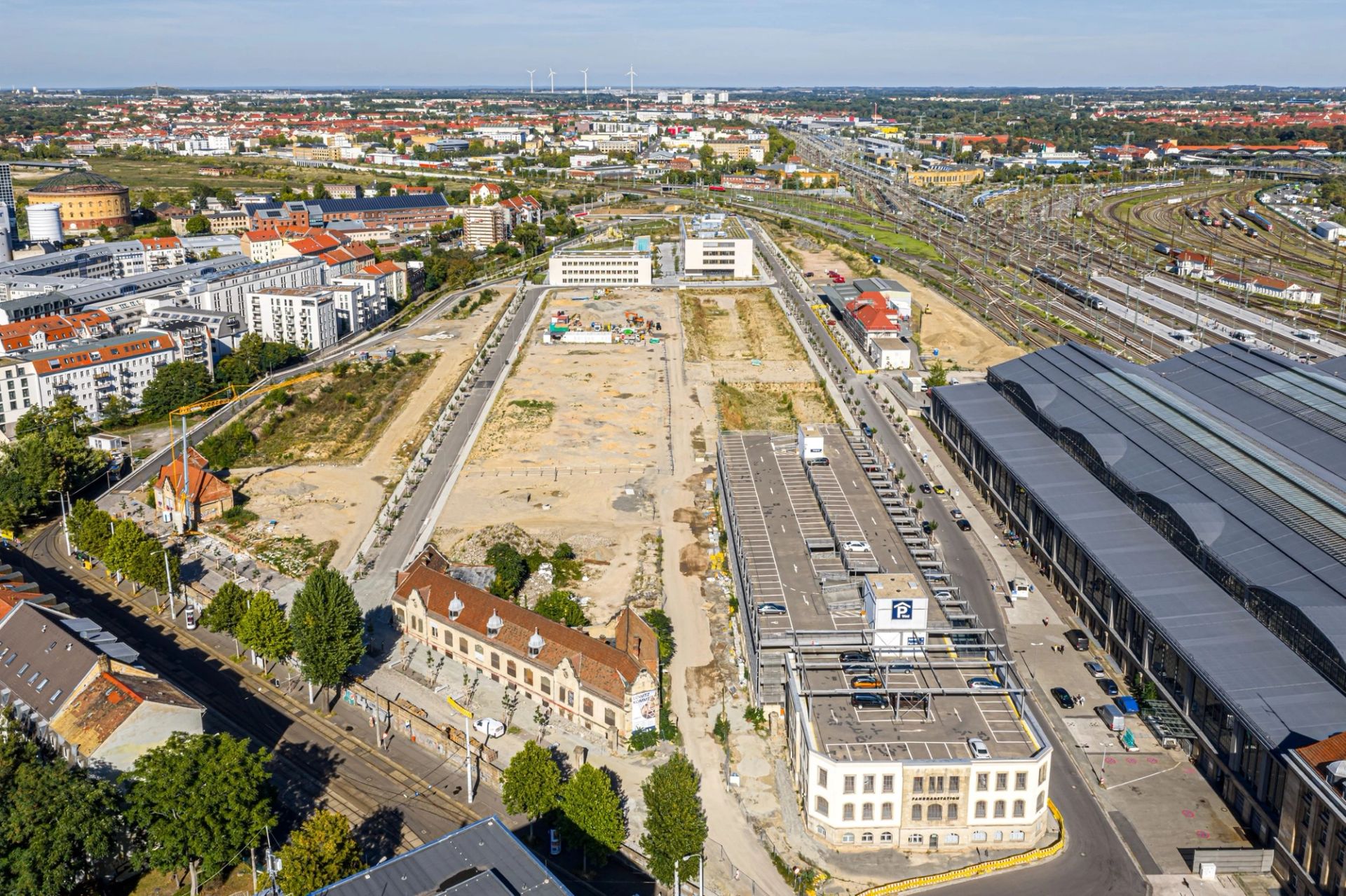 Löwitzquartier Leipzig – Entwicklungsareal westlich des Hauptbahnhofs. KLM plant die Wohngebäude auf Baufeld 2.