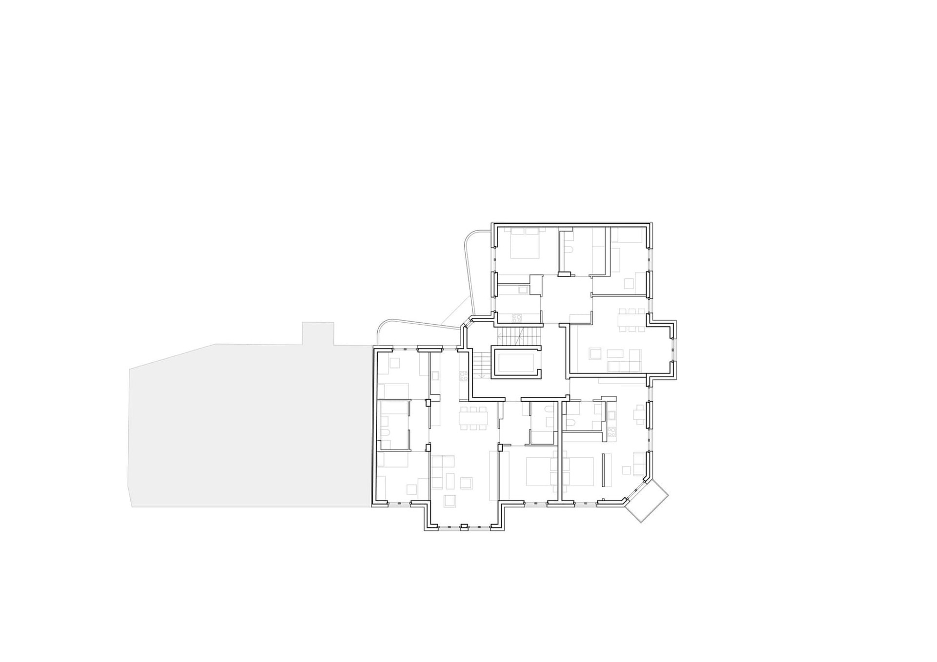 Grundriss Wohnhaus Frommannstrasse