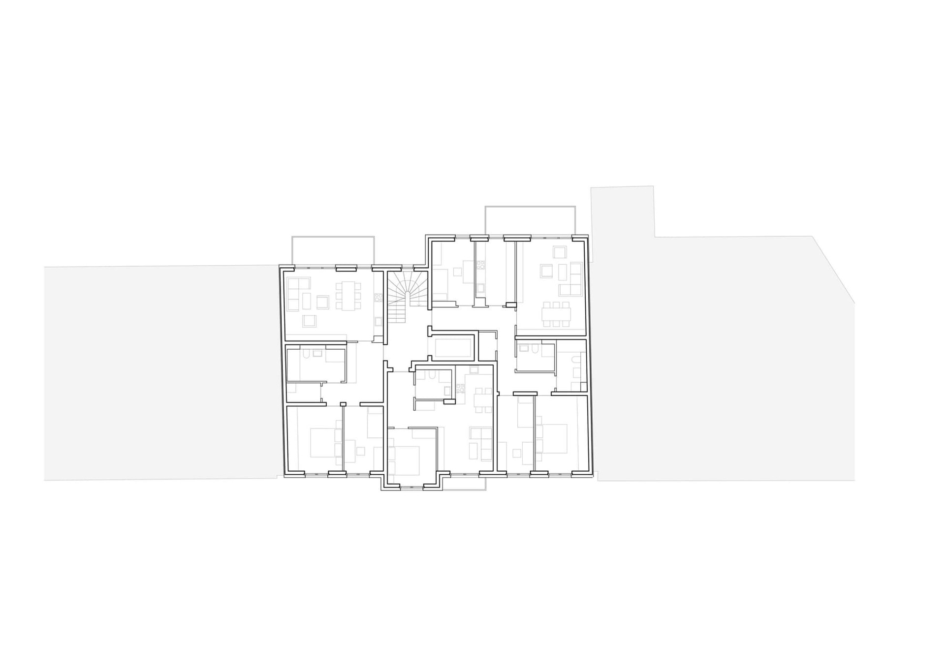 Grundriss Wohnhaus Breitkopfstraße