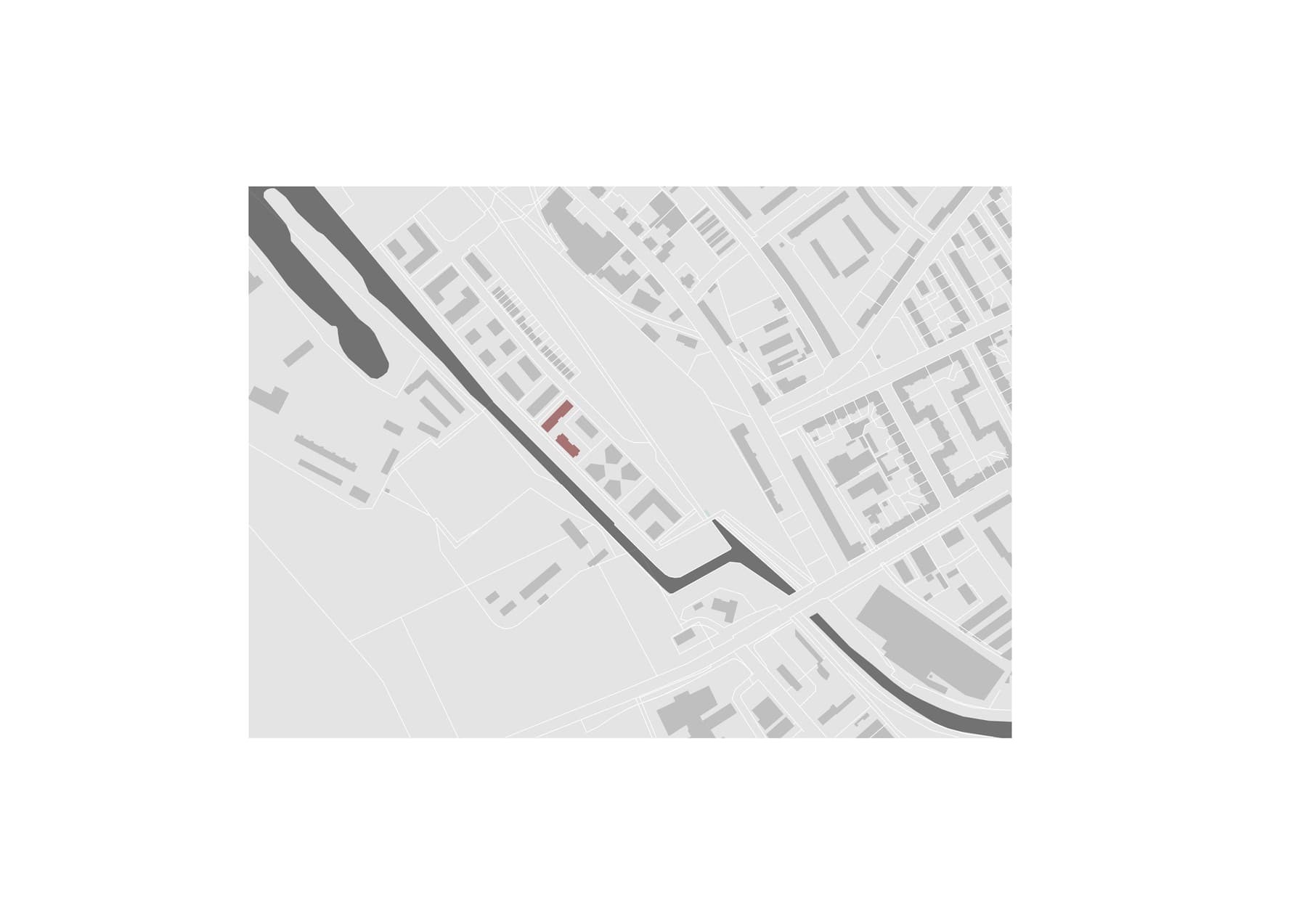 Lageplan Wohnhaus Lindenauer Hafen