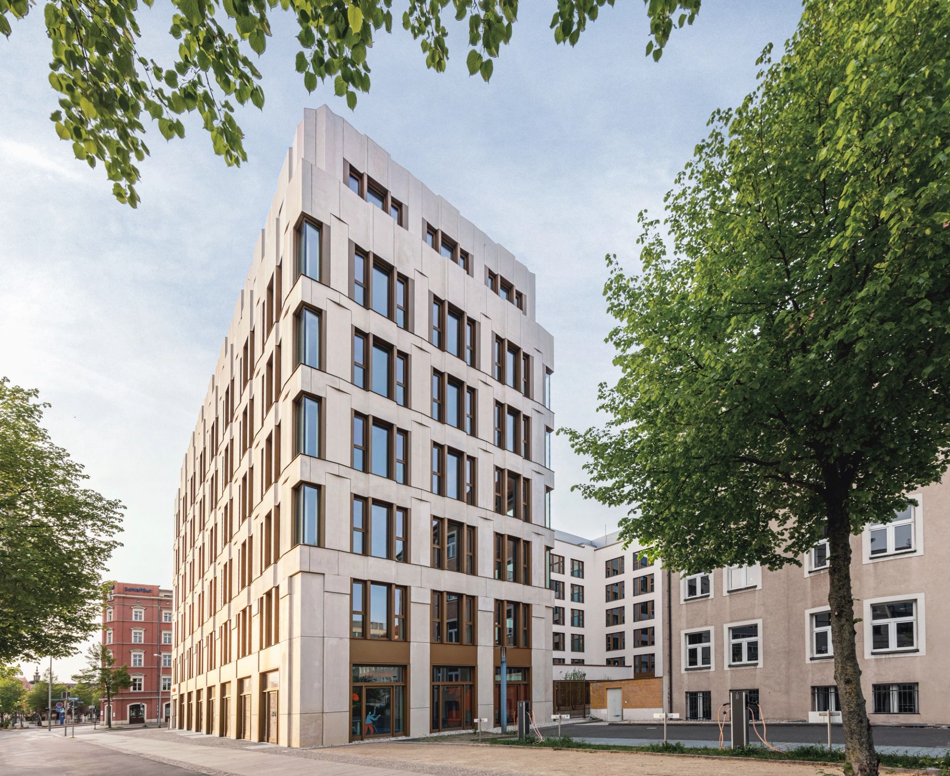 Europazentrale für Unite, Leipzig – Ansicht Giebelseite