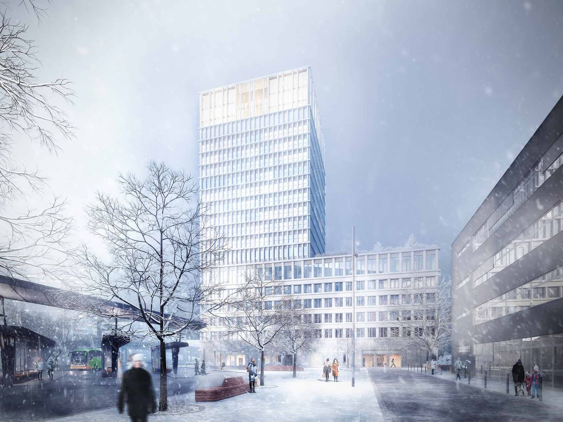 Hochhaus am Riebeckplatz, Halle (Saale) – Bild 2