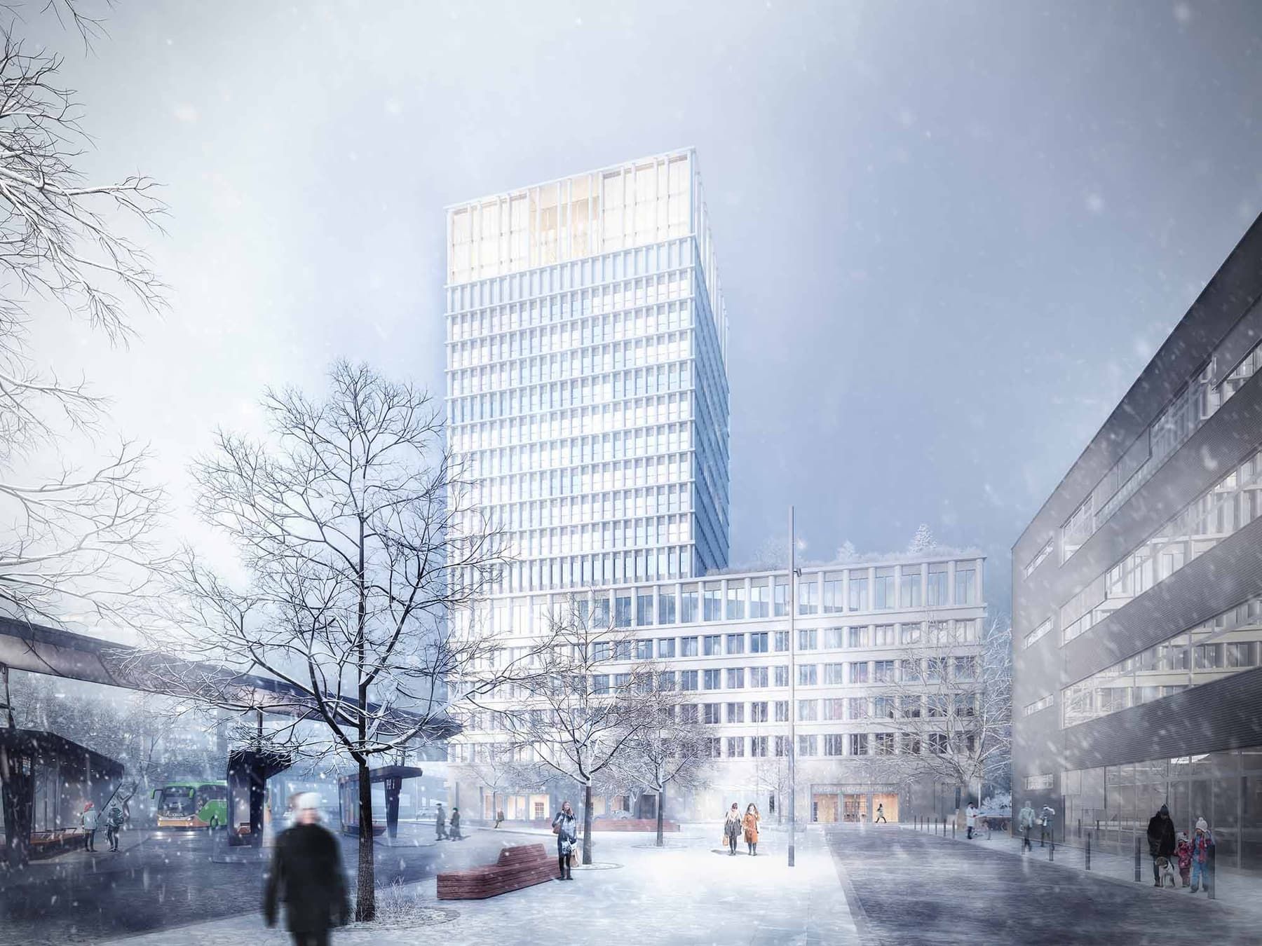 Hochhaus am Riebeckplatz, Halle (Saale) – Bild 2