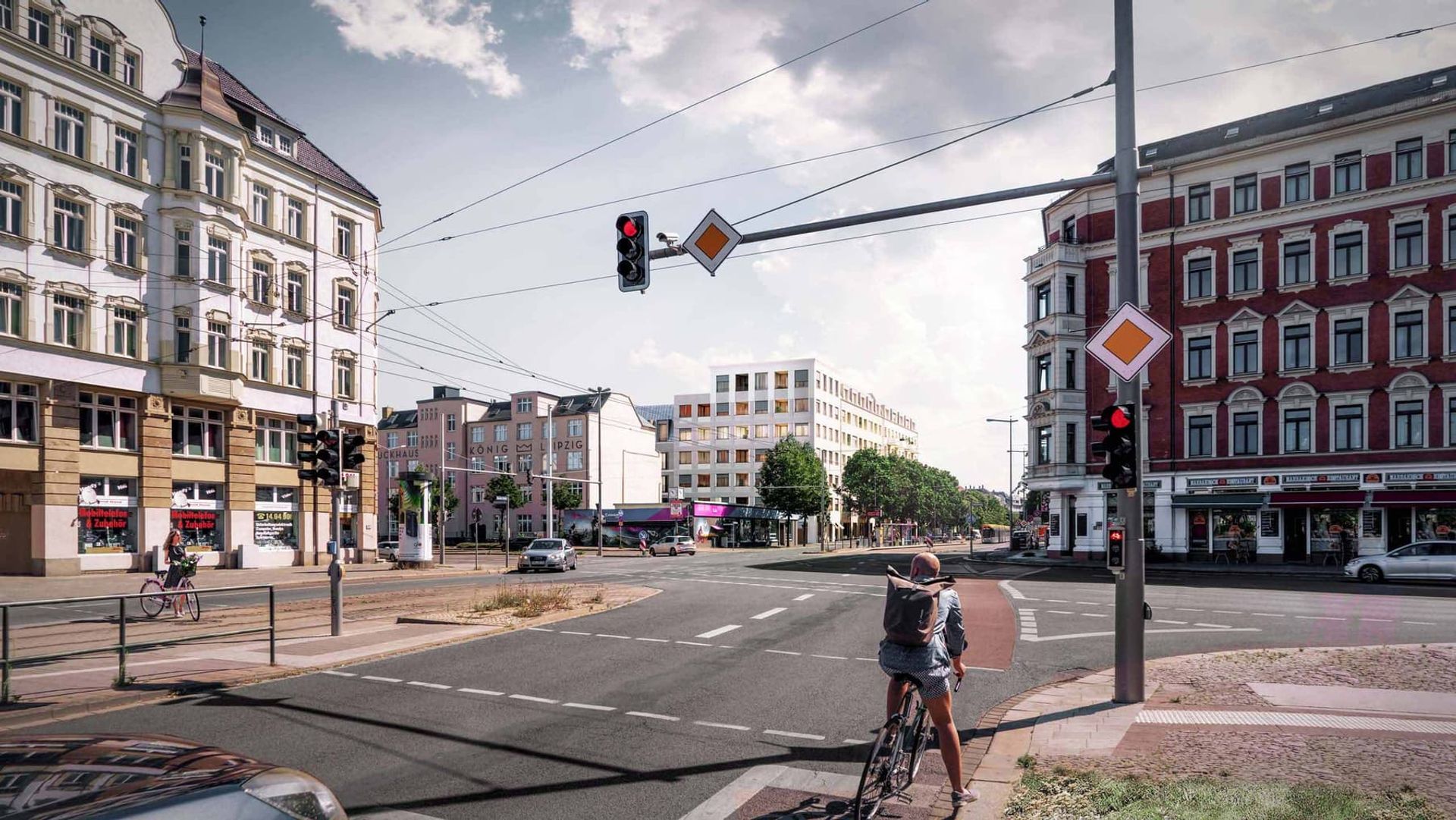 KLM Architekten Wohnungsbau Leipzig Dresdner Strasse Visualisierung 01