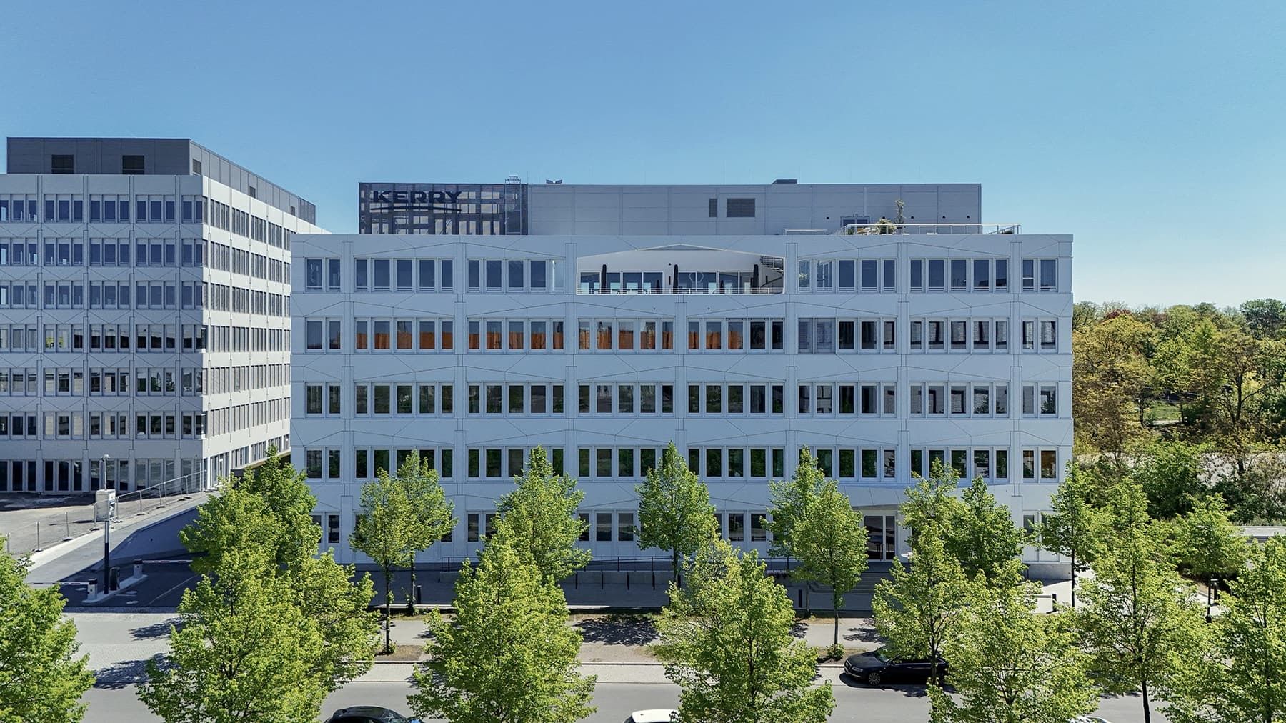 BioSquare Alte Messe, Leipzig – Luftbild, Ansicht von der Straße