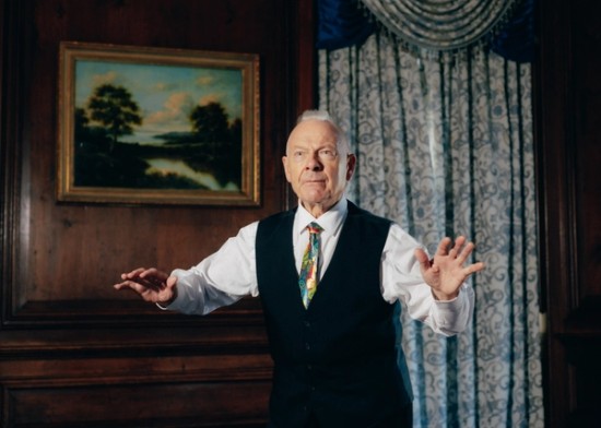 Robert Fripp for The New York Times photographed by Timothy O'Connell