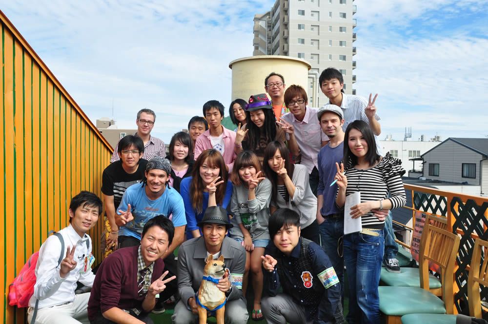 We were on a TV show by ABC, a Japanese broadcasting station