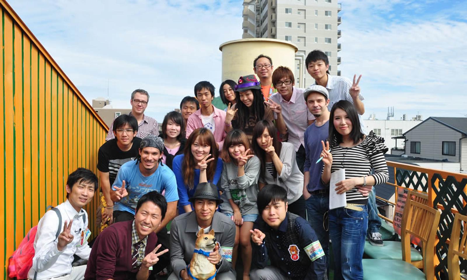 We were on a TV show by ABC, a Japanese broadcasting station