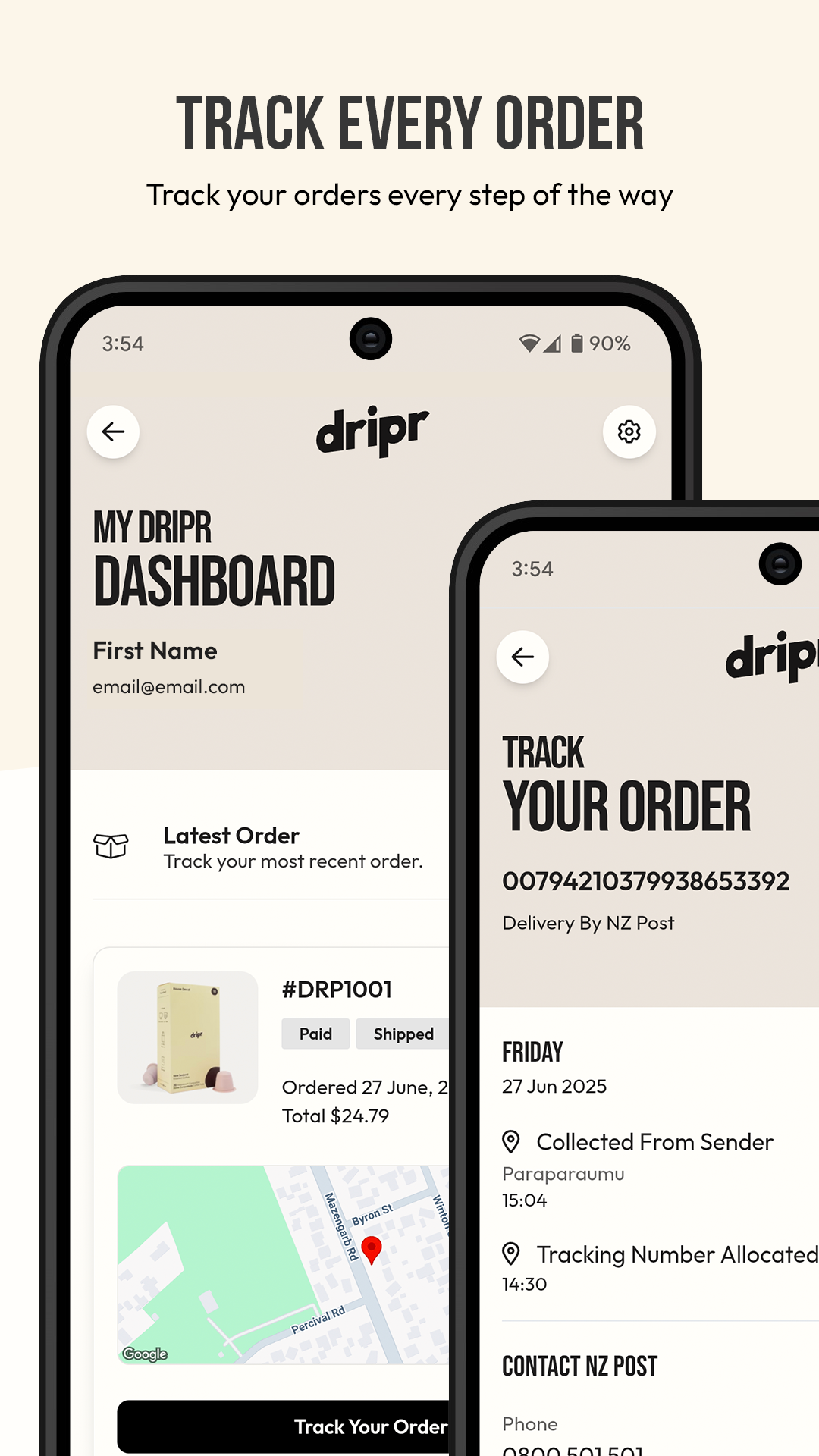 PWA - Track every order