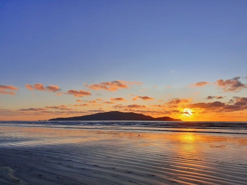 Kapiti Island sunset