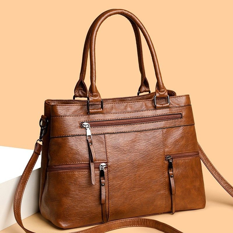 Business Women's Multi-pocket Tote Bag Private Label