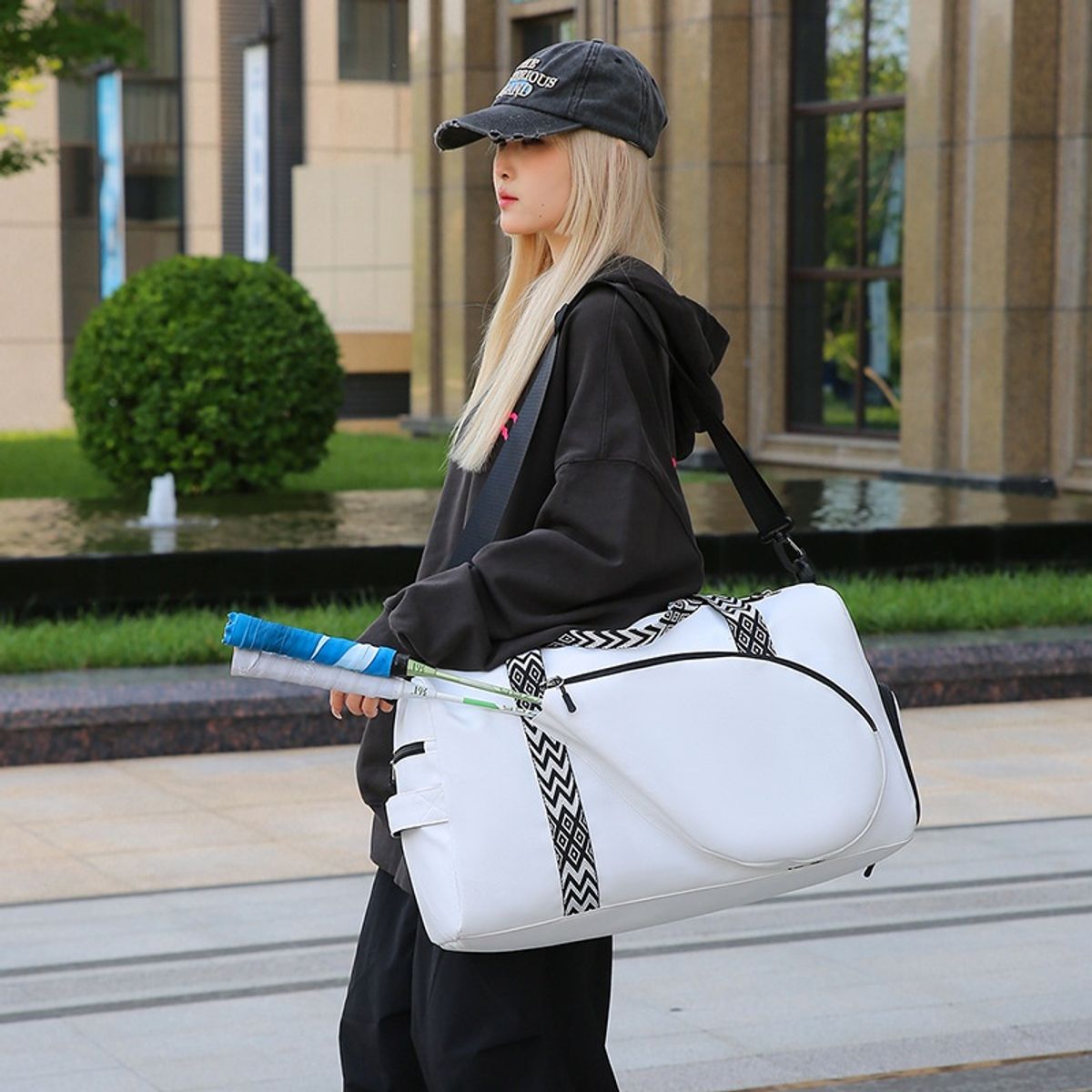 Sporty Women's Tennis and badminton Duffel Bag Private Label