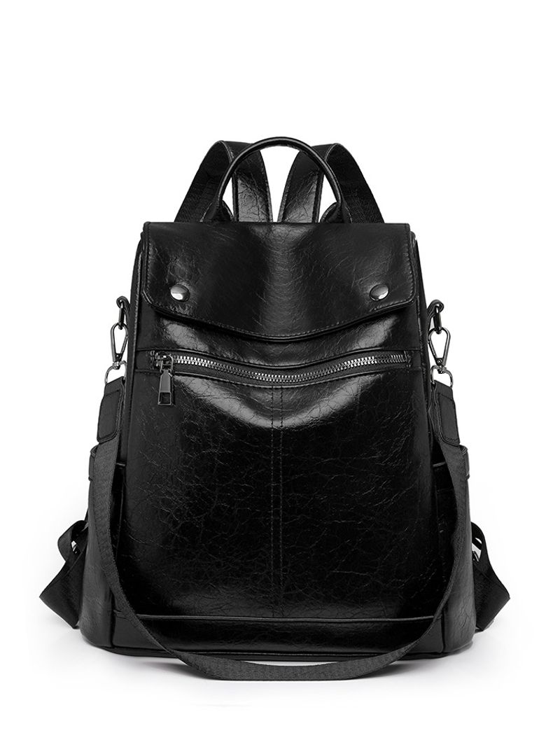 Classic Unisex PU Leather Anti-theft Backpack Cut and Sew Manufacturer