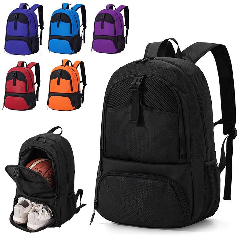 Sporty Unisex Shoe Compartment Basketball Backpack Tailor-Made