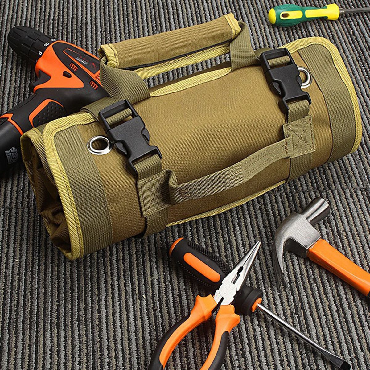 Roll Up Tool Bag Organizer Heavy-Duty Tool Bag Manufacturer