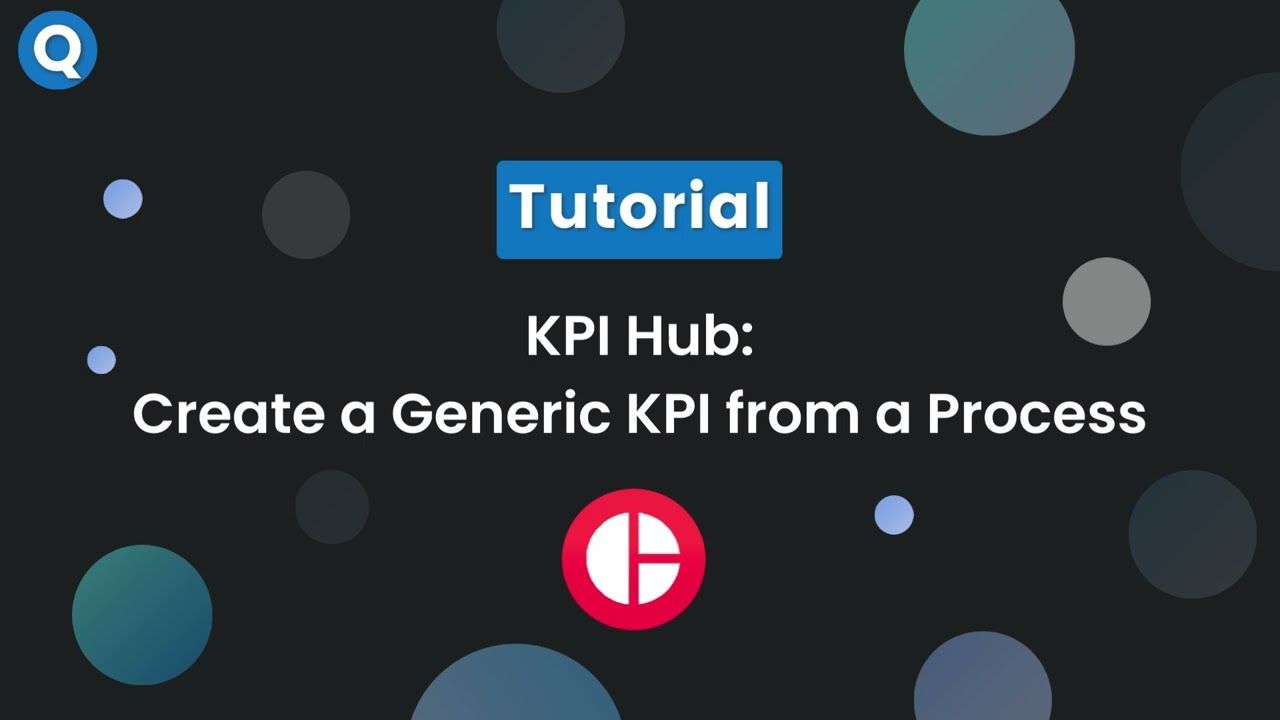 KPI Hub - Create a Generic KPI from a Process