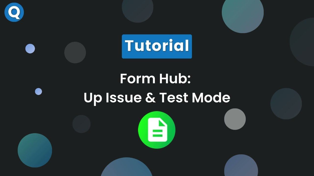 Form Hub - How to change a form