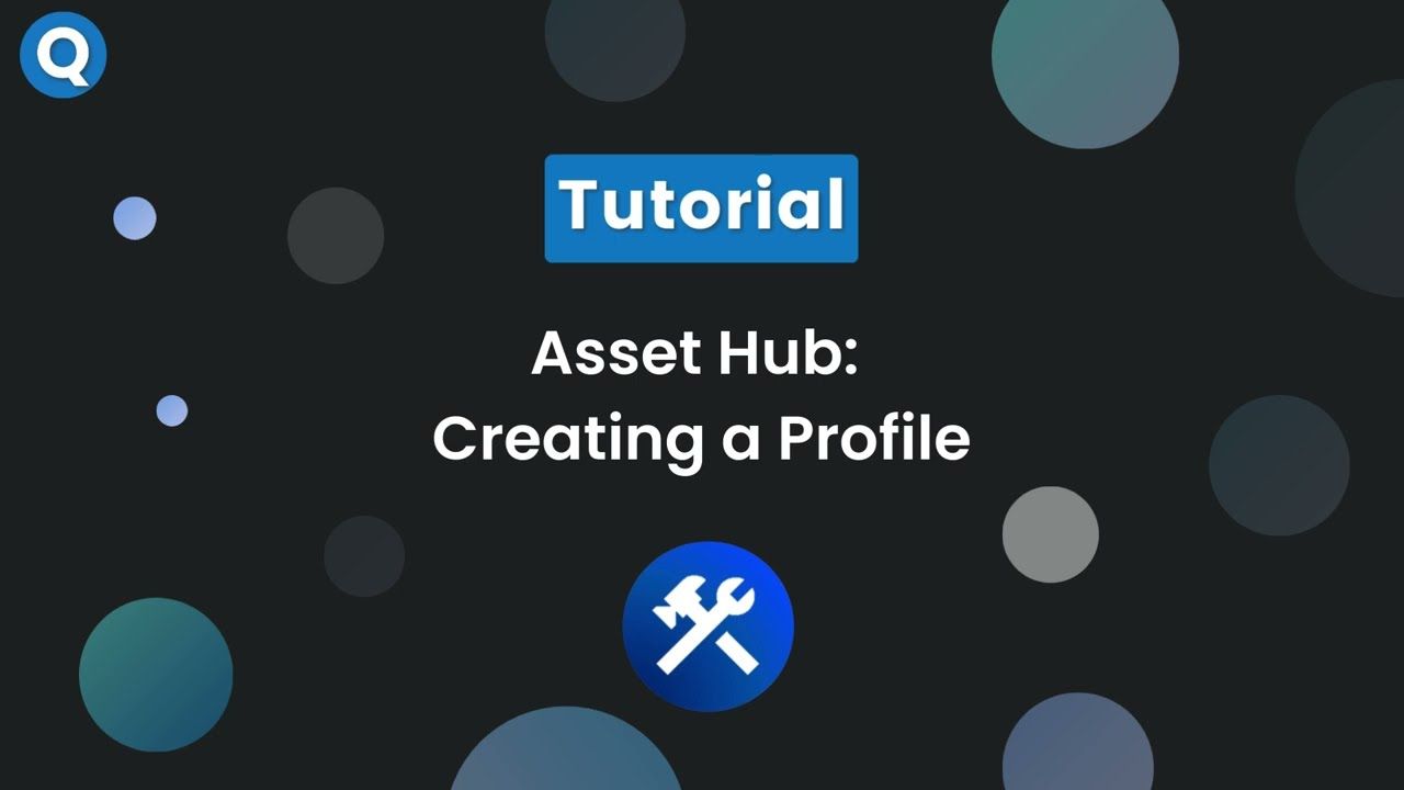 Asset Hub - Creating a Profile