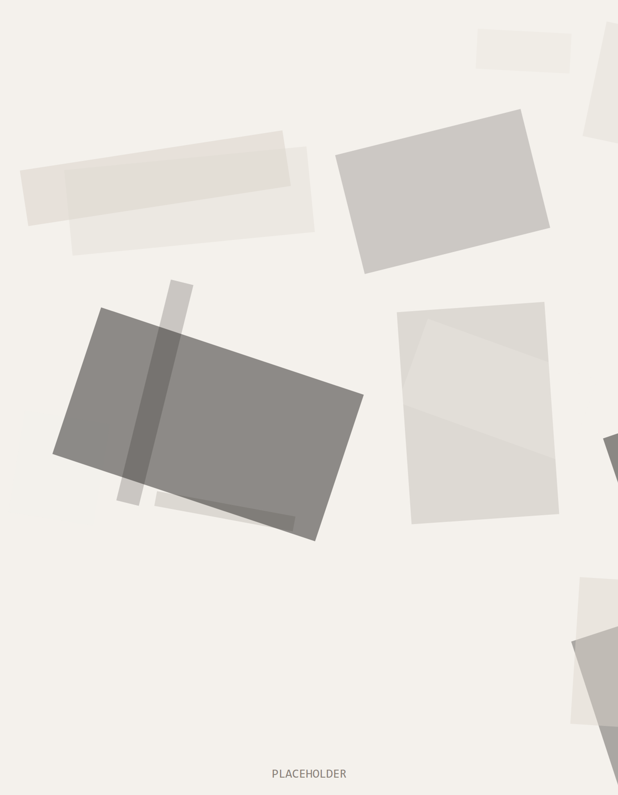 Placeholder composition standing in for [Placeholder] Salt and Stillness.
